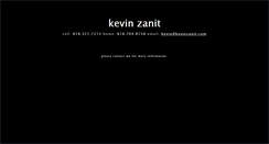 Desktop Screenshot of kevinzanit.com