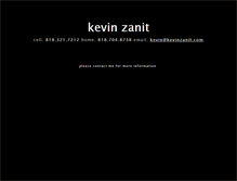 Tablet Screenshot of kevinzanit.com